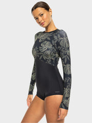 Roxy Pro Wave Onesie Wetsuit - Anthracite the Palms