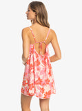 Roxy Summer Adventures Cover Up Dress - Pale Dogwood Lhibiscus