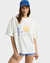Roxy Seaside Cliff Tee - Egret