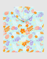 Roxy Girl 2-7 Stay Magical Printed Hooded Towel - Beach Glass Beach Bay-be