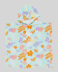 Roxy Girl 2-7 Stay Magical Printed Hooded Towel - Beach Glass Beach Bay-be