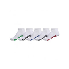 Globe Mens Ankle Sports Socks 5pk - White 7-11