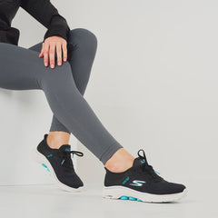 Skechers Womens Go Walk 7 - Valin - Black/Aqua