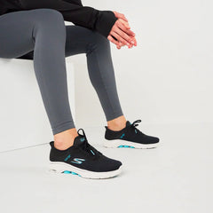 Skechers Womens Go Walk 7 - Valin - Black/Aqua