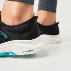 Skechers Womens Go Walk 7 - Valin - Black/Aqua