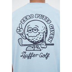 Huffer Block Tee 220/Zero Putts - Ice Blue