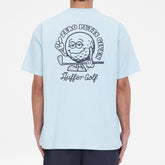 Huffer Block Tee 220/Zero Putts - Ice Blue