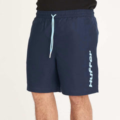 Huffer Mens Staple Swim Trunk /Carved - Navy
