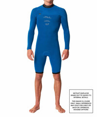 O'Neill Hyperfreak CZ SS Spring Wetsuit 2mm - Black/Marine