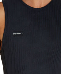 O'Neill Hyperfreak TB3X No Sleeve Vest - Black/Black