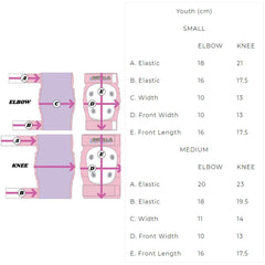 Impala Protective Knee & Elbow Set Youth/Kids - Pink
