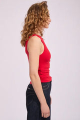 All About Eve Top Kylie Off Shoulder Top - Scarlet