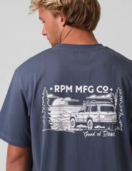 RPM Land Cruiser Tee - Slate Blue