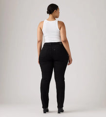 Levi's Womens 314 Shaping Straight Jean - Soft Black