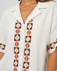 Silent Theory Los Cabos Shirt - Vintage White