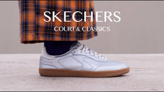 Skechers Womens Hotshot Perfectly Polished Sneaker - Silver