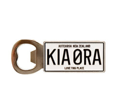 Moana Rd Number Plate Bottle Opener Metal Magnet