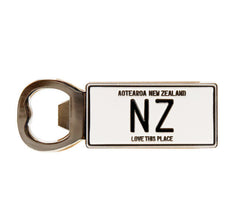 Moana Rd Number Plate Bottle Opener Metal Magnet