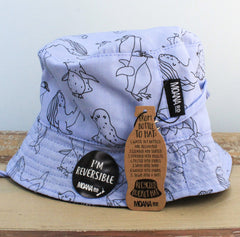Moana Rd Bucket Hat - Denim/Black