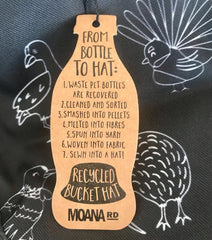 Moana Rd Bucket Hat - Denim/Black