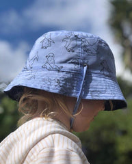 Moana Rd Bucket Hat - Denim/Black