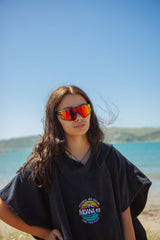 Moana Rd Roadsters Sunglasses - Black Orange Lens