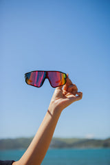 Moana Rd Roadsters Sunglasses - Black Orange Lens