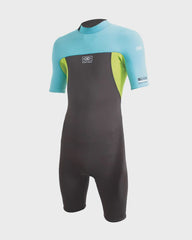 Ocean & Earth Boys Freeflex 2mm Springsuit - Blue/Lime