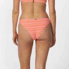 O'Neill Paradise Plaid Rockley Bikini Pant - Sachet Pink