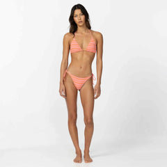 O'Neill Paradise Plaid Venice Bikini Top - Sachet Pink