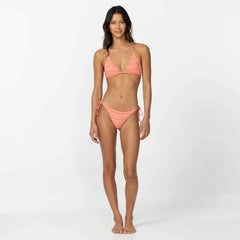 O'Neill Paradise Plaid Venice Bikini Top - Sachet Pink