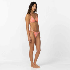 O'Neill Paradise Plaid Venice Bikini Top - Sachet Pink