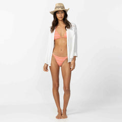 O'Neill Paradise Plaid Venice Bikini Top - Sachet Pink