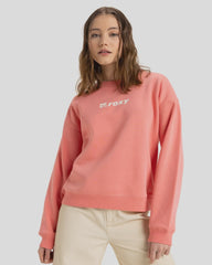 Roxy Perfect Place Crew Brushed Jumper - Lantana