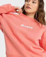 Roxy Perfect Place Crew Brushed Jumper - Lantana