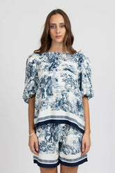 Federation Punch Top - Navy