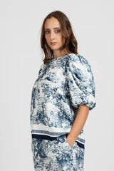 Federation Punch Top - Navy