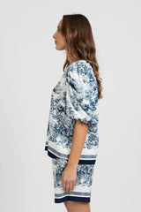 Federation Punch Top - Navy