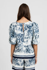 Federation Punch Top - Navy