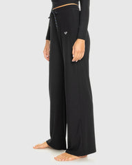 Roxy Rise And Vibe Rib Wide Leg Pant