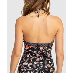 Roxy Kerala One-Piece Swimsuit - Anthracite Kerala Border