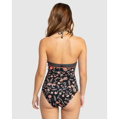 Roxy Kerala One-Piece Swimsuit - Anthracite Kerala Border