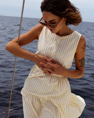 RPM Smock Midi Dress