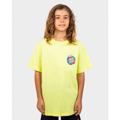Santa Cruz OS Slasher Dot SS Crew Neck Tee-Light Green