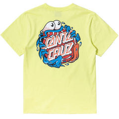 Santa Cruz OS Slasher Dot SS Crew Neck Tee-Light Green