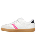 Skechers Kids Zinger Street Premier Vibe - White/Black/Pink