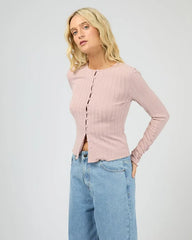 All About Eve Eve Tarni Knit LS Top - Fawn