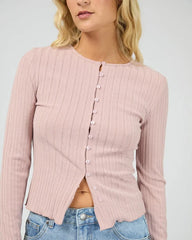 All About Eve Eve Tarni Knit LS Top - Fawn