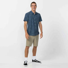 O'Neill TRVLR UPF 50 Traverse Slub SS Shirt - Midnight Navy