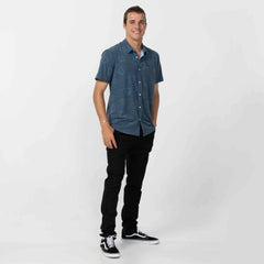 O'Neill TRVLR UPF 50 Traverse Slub SS Shirt - Midnight Navy